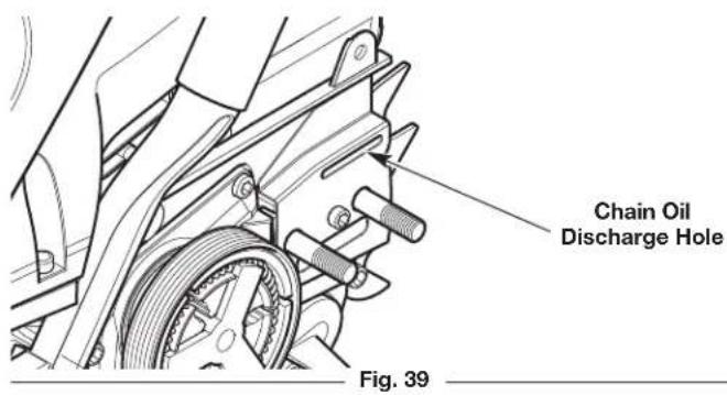 REMINGTON RM4218 - Lubricating the Guide Bar Sprocket Tip - 2