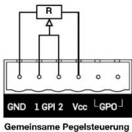 Lab Gruppen LUCIA 60170 - GPIO-Konfiguration:Niedrigohmige Modelle mit zwei Ausgangen - 2
