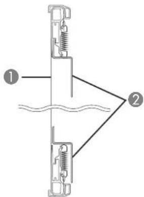 EPSON ELPSC35 - Acoplar los soportes a la pared - 3