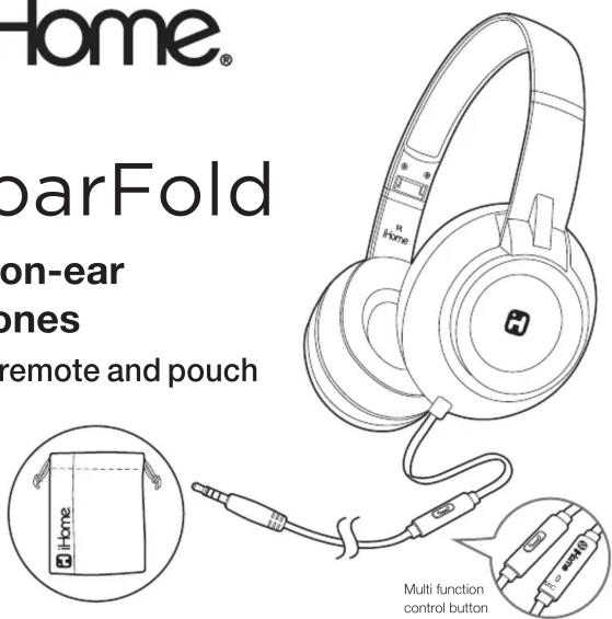 IHOME Uproar iB46 - Folding on-ear headphones - 1