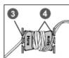 IHOME iB87 - Use of the Hangtag Cord Wrap - 3