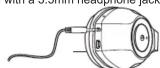 IHOME iB87 - Auxiliary Input Jack and Cable - 1