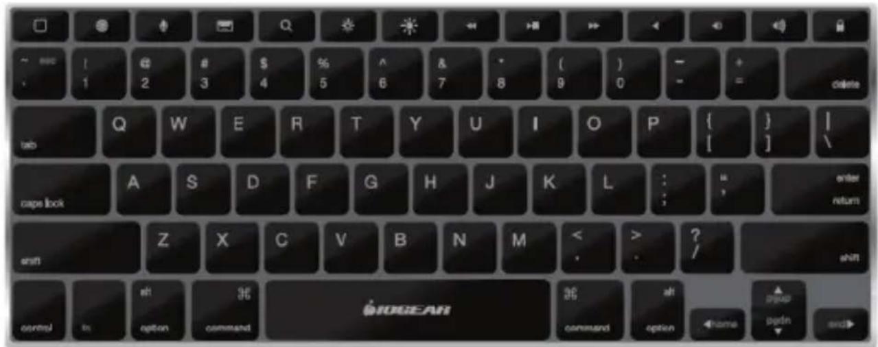 IOGEAR KeySlate GKB641B - Vista Frontal - 1