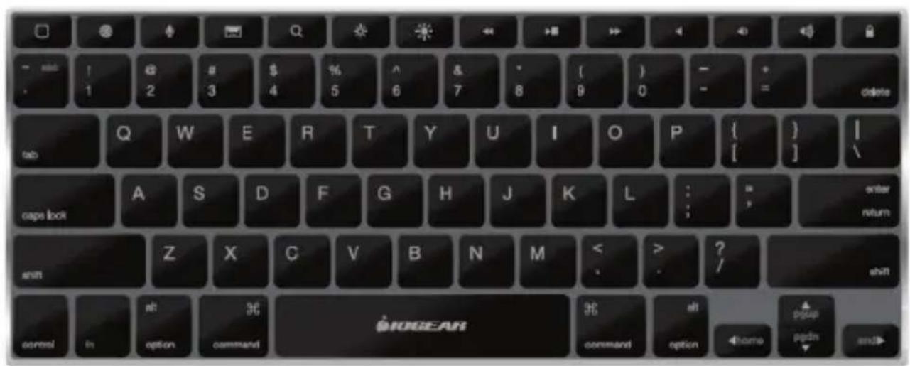 IOGEAR KeySlate GKB641B - Vue Avant - 1