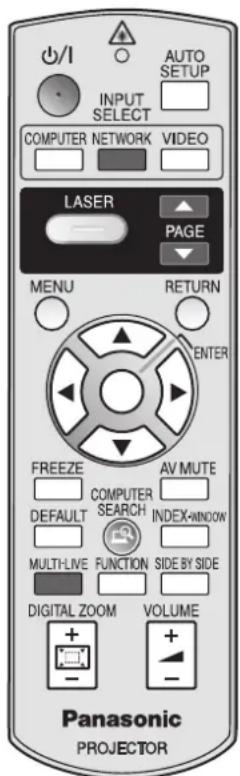 PANASONIC PTFW300U - Operating range - 1