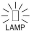 PANASONIC PTFW300U - - When to replace the lamp unit - 1