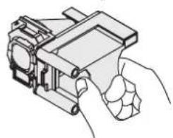 PANASONIC PTF100U - - Removing and replacing the lamp unit - 3