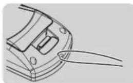 PANASONIC PTF100U - Attaching a hand strap - 1