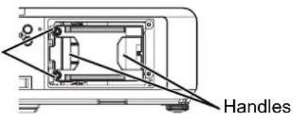 PANASONIC PTF100U - - Removing and replacing the lamp unit - 2