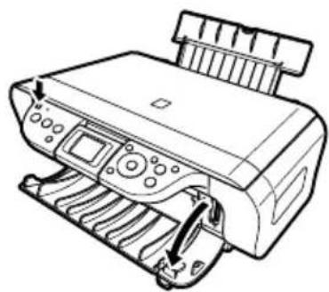 CANON Pixma MP460 - Kako vstaviti spominsko kartico - 1