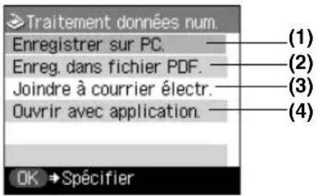 CANON Pixma MP460 - Numérisation via le Panneau de configuration de la machine - 1