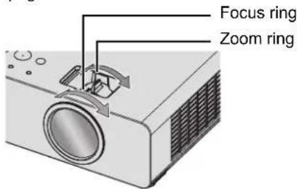 PANASONIC PTLW80NTU - Positioning the image - 3