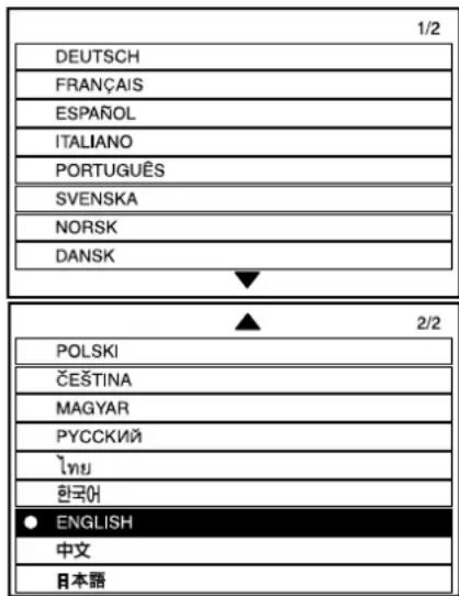 PANASONIC PTLW80NTU - LANGUAGE - 1