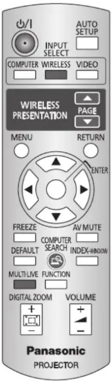 PANASONIC PTLW80NTU - Operating range - 1