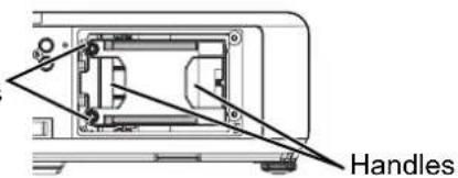 PANASONIC PTF100NTU - - Removing and replacing the lamp unit - 2