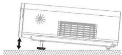 PANASONIC PTF100NTU - Front leg adjusters and throwing angle - 2