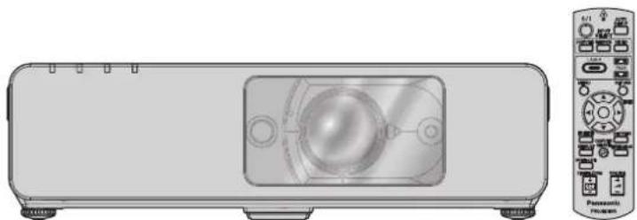PANASONIC PTF100NTU - Model No. PT-F100NTU PT-F100U - 1
