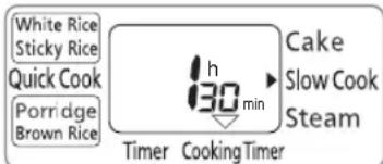 PANASONIC SRDE102 - Slow cook food with [Slow Cook] mode / Cuisson lente d'aliments en mode [Slow Cook] / 在 [Slow Cook] [炆煮] 模式下炆煮食物 - 3