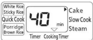 PANASONIC SRDE102 - Baking cake with [Cake] mode / Cuisson d'un gâteau en mode [Cake] / 在 [Cake] [蛋糕] 模式下烘焙蛋糕 - 2