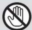 PANASONIC SRDE102 - Ne pas toucher avec les mains et ne pas placer le visage au-dessus ou près de la sortie d'échappement de la vapeur. - 1