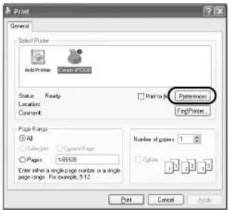 CANON Pixma iP5300 - Skriva ut i Windows - 1