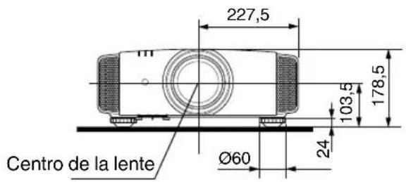 JVC DLARS4910U - Dimensiones - 3