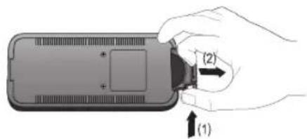 SHERWOOD S9 - Colocar la pila-boton en el mando a distancia - 1