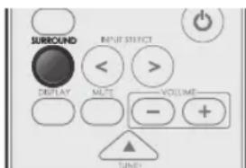 SHERWOOD S9 - Press SURROUND to select STEREO, 3D STEREO, or 3D SURROUND. - 1