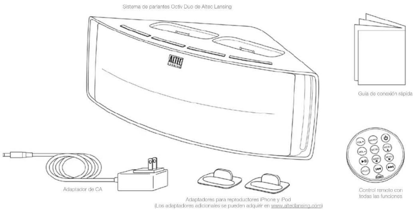 ALTEC LANSING Octiv Duo M202 - Contenidos del paquete - 1