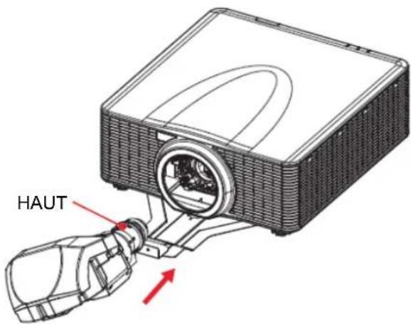 OPTOMA BXCTA16 - Installation de l'objectif UST - 1