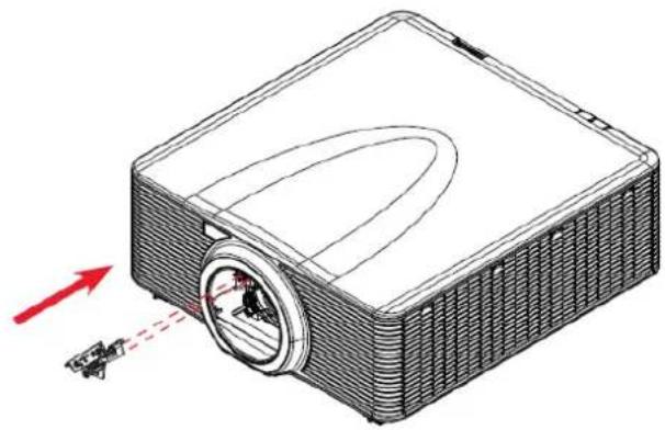 OPTOMA BXCTA16 - Installation de l'adaptateur à broche Pogo pour objectif UST (LSM 2 UNIQUEMENT) - 2