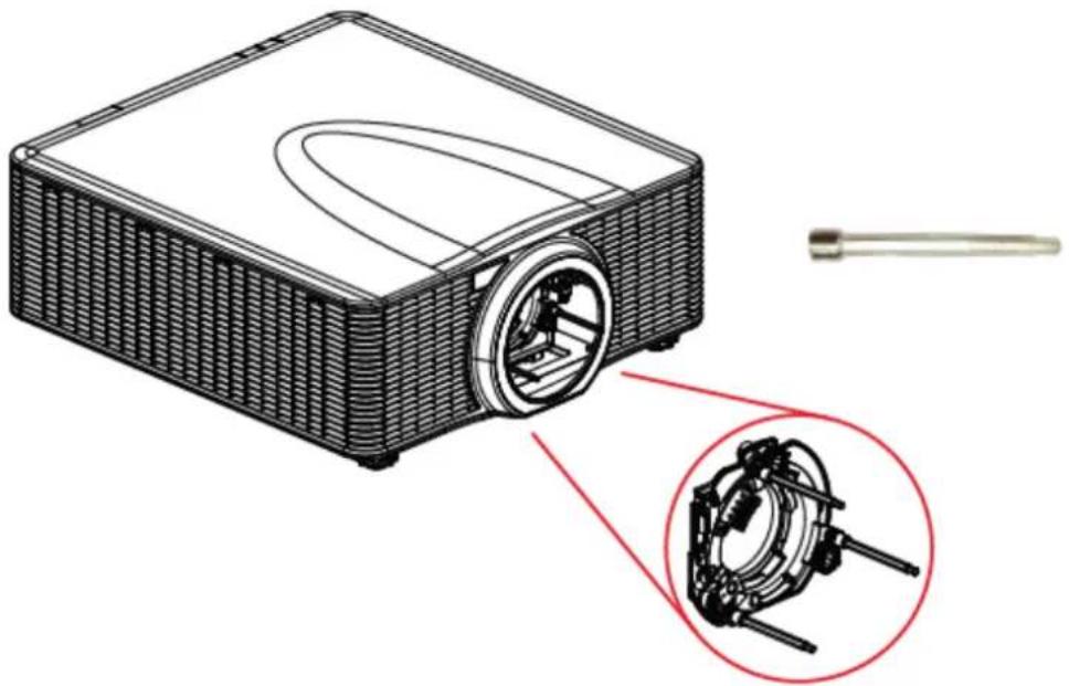 OPTOMA BXCTA16 - Montage du système de support de l'objectif UST - 6
