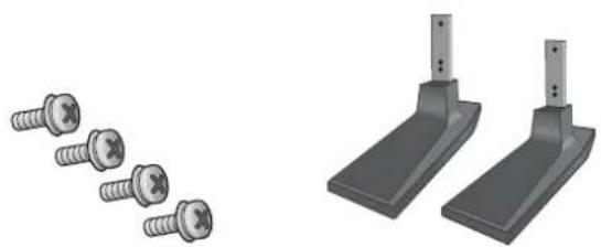 LG LD4201 - 从箱子中取出支架部件。 - 2