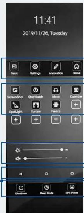 Legamaster ETX5520 - MENU DE LANCEMENT RAPIDE - 1