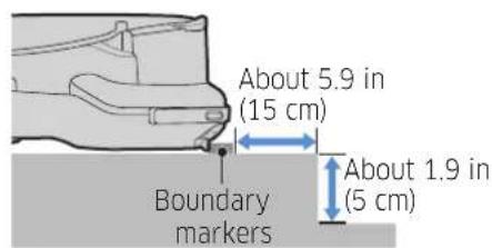 SAMSUNG POWERbot VR1AM7040WG - About the boundary markers - 2