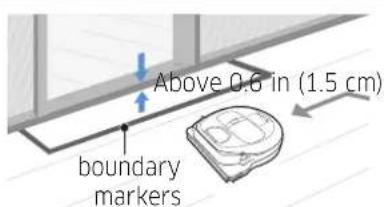 SAMSUNG POWERbot VR1AM7040WG - About the boundary markers - 4