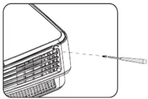 BENQ MW526E - Mettez le projecteur hors tension et débranchez-le de la prise murale. Si la lampe est chaude, laissez-la refroidir pendant 45 minutes pour éviter de vous brûler.6 - 1