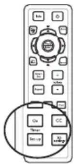 BENQ MW526E - Comment utiliser le bouton Timer On? - 1