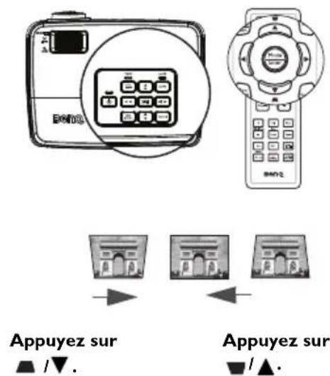 BENQ MW526E - Correction de la déformation trapézoidale - 1