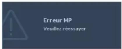 BENQ MW526E - Oubli du mot de passer - 1