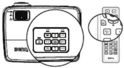 BENQ MW526E - Masquage de l'image - 1
