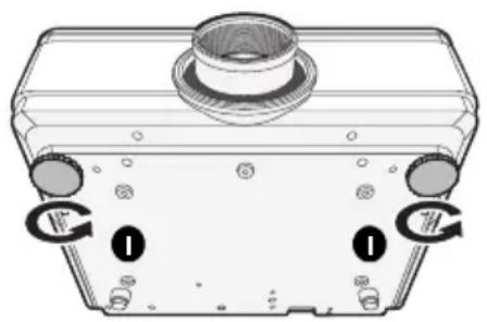 BENQ W8000 - Ajustement de l'angle de projection - 1