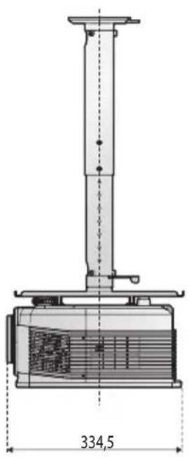BENQ W8000 - Dimensions - 2