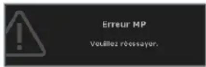 BENQ W8000 - Oubli du mot de passe - 1