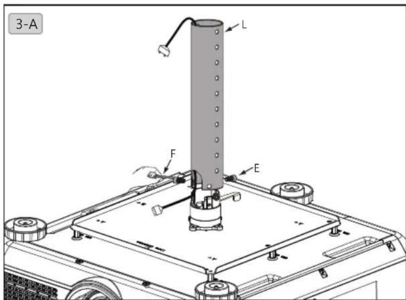 BENQ W11000 - Select length of projector holder - 3