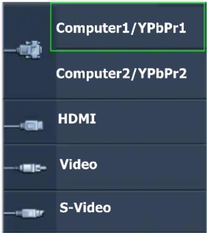 BENQ MH530 - Changement de signal d'entrée - 1