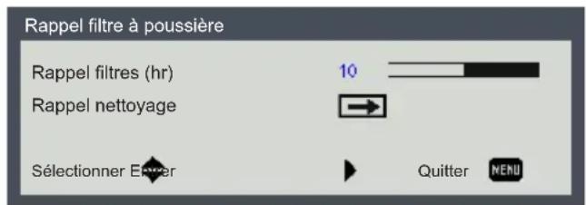 RICOH PJ HD5450 - Rappel filtré à poussière - 1