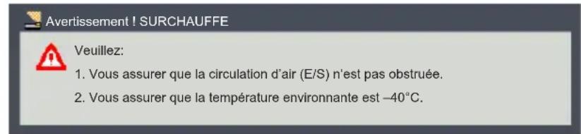 RICOH PJ HD5450 - Problème: Rappels de message - 1