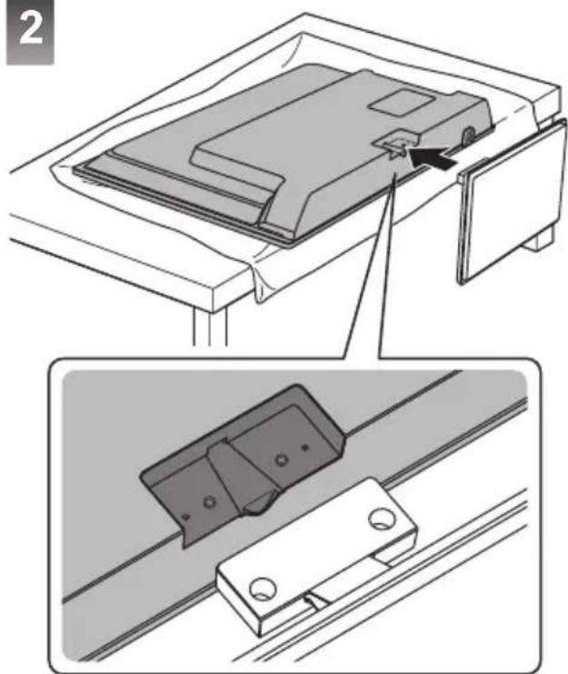 PANASONIC TX32GW324 - Montage des Sockels - 2