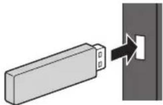 PANASONIC TX32GW324 - So schreiben Sie den USB-Flash-Speicher an oder entfernenihn: - 1